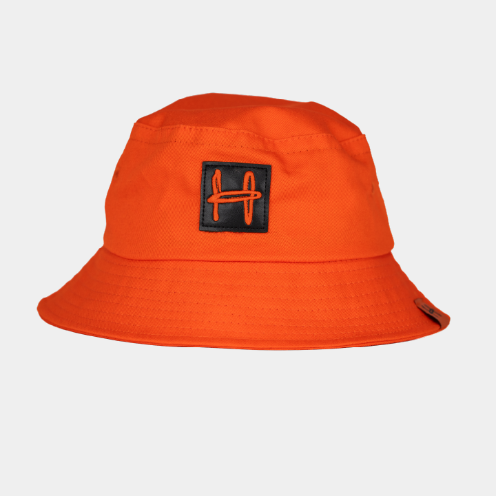 bucket hat.