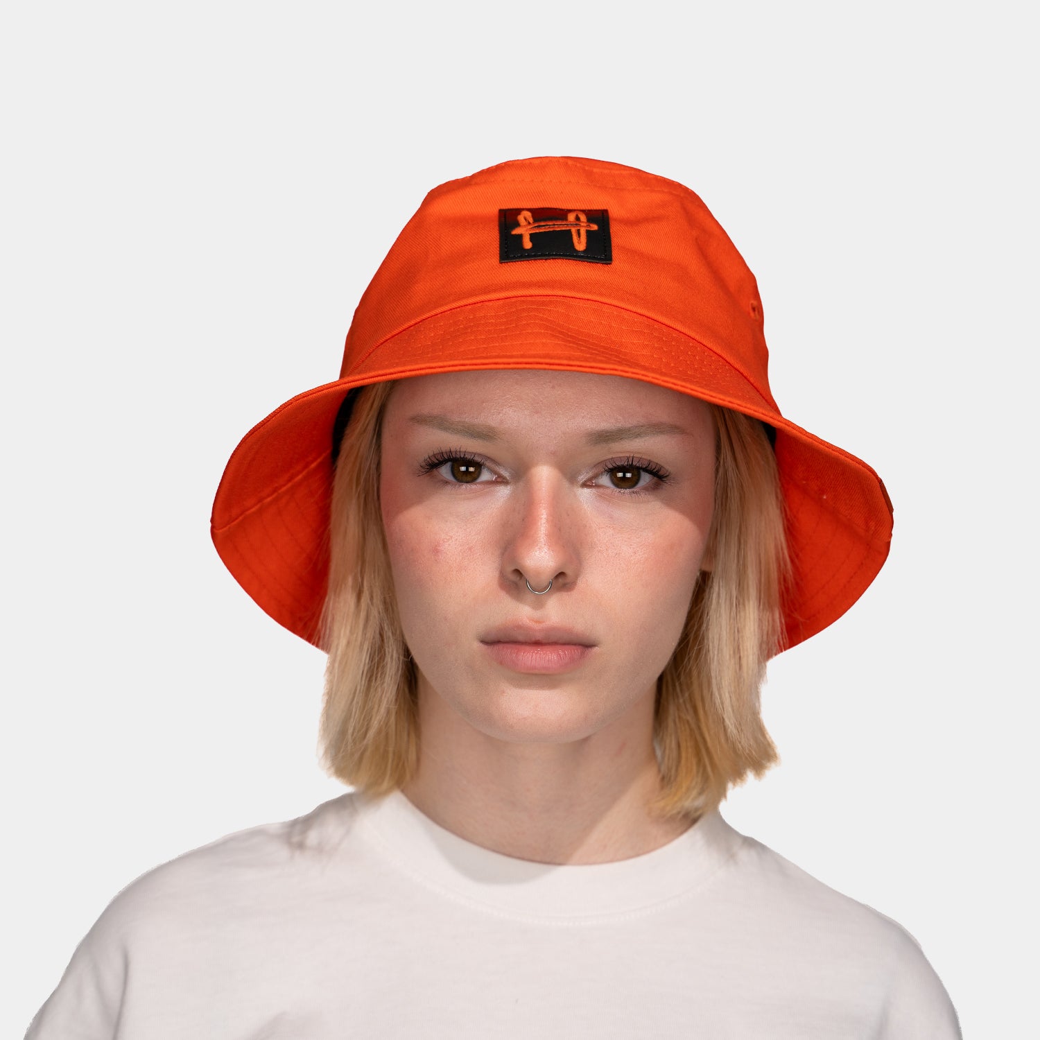 bucket hat.